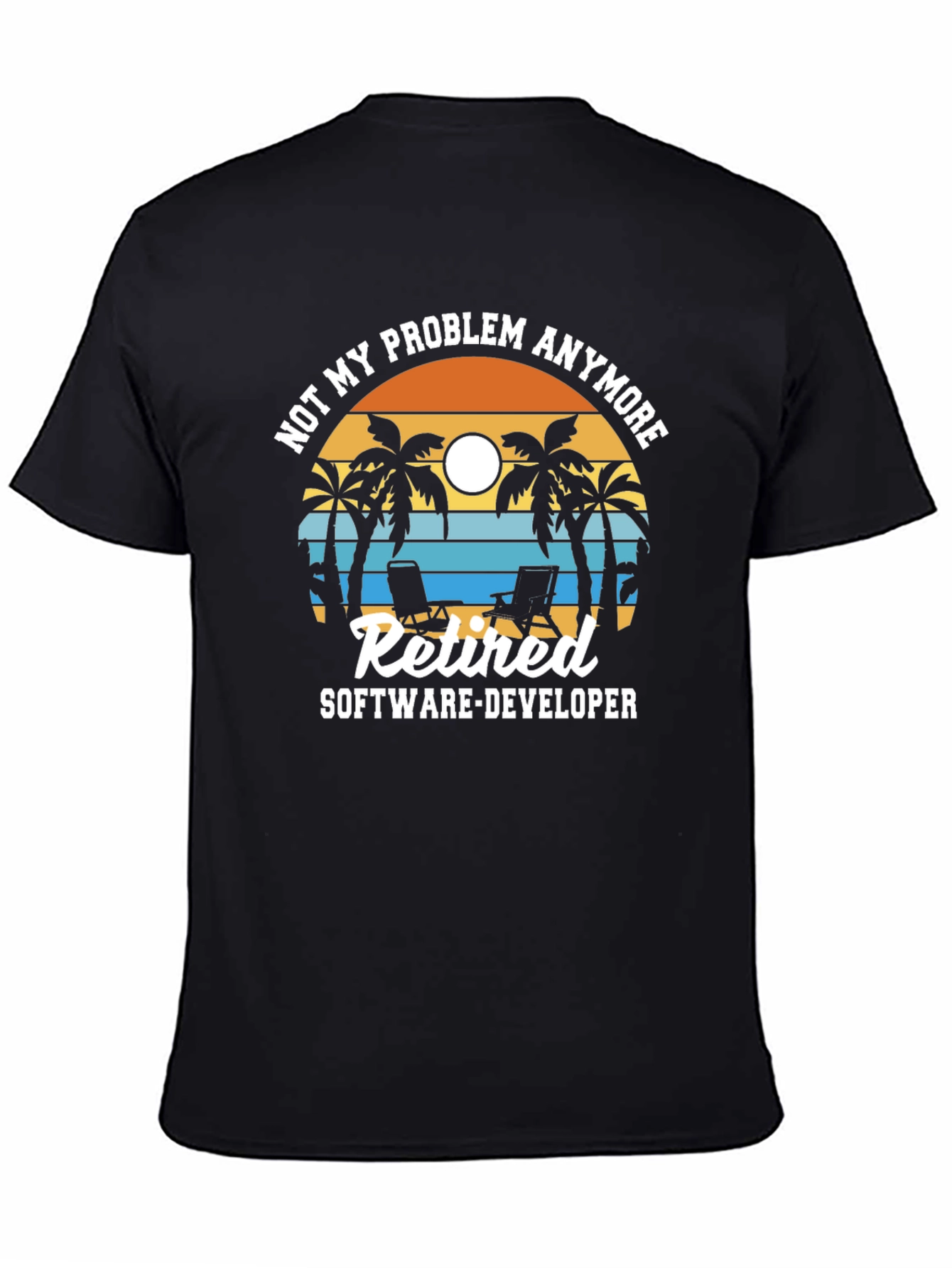 Retired Software Developer Graphic T-Shirt