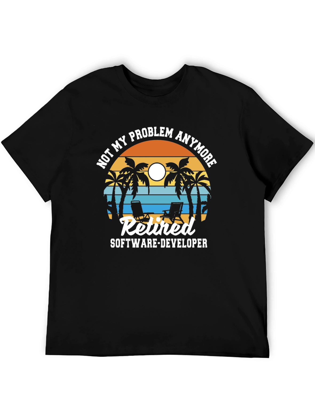 Retired Software Developer Graphic T-Shirt