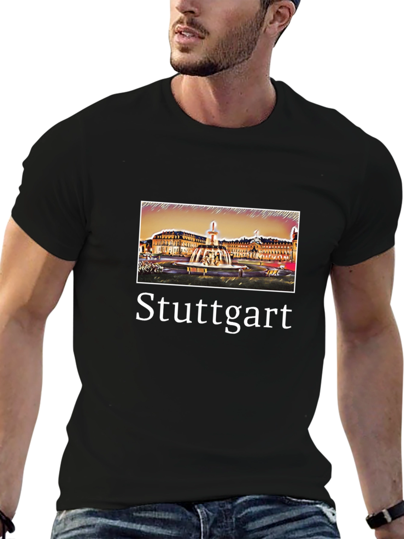 Stuttgart Germany Cityscape T-Shirt