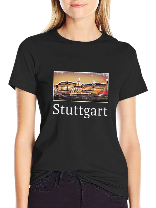 Stuttgart Germany Cityscape T-Shirt