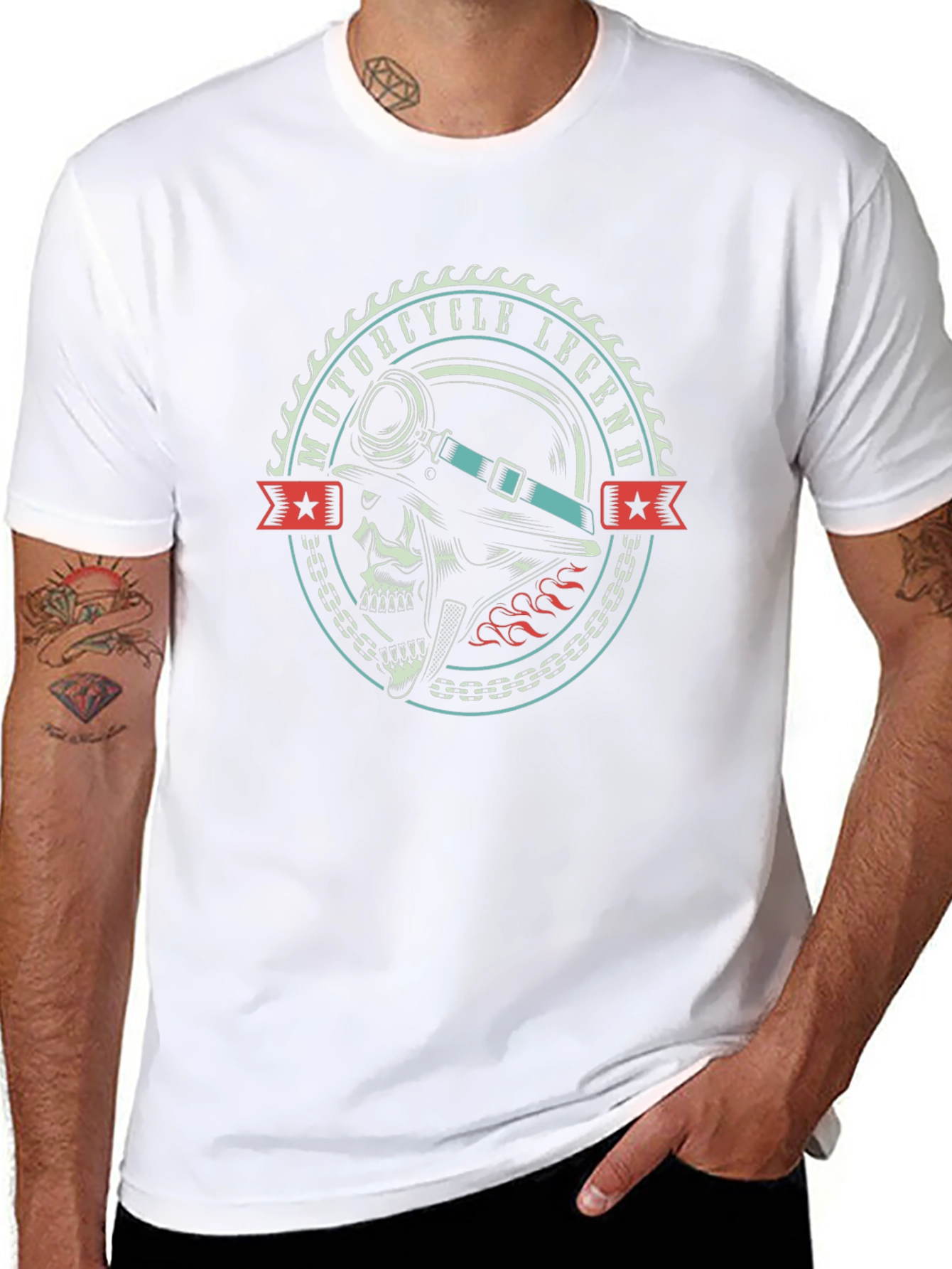 Motorcycle Legend Graphic T-Shirt