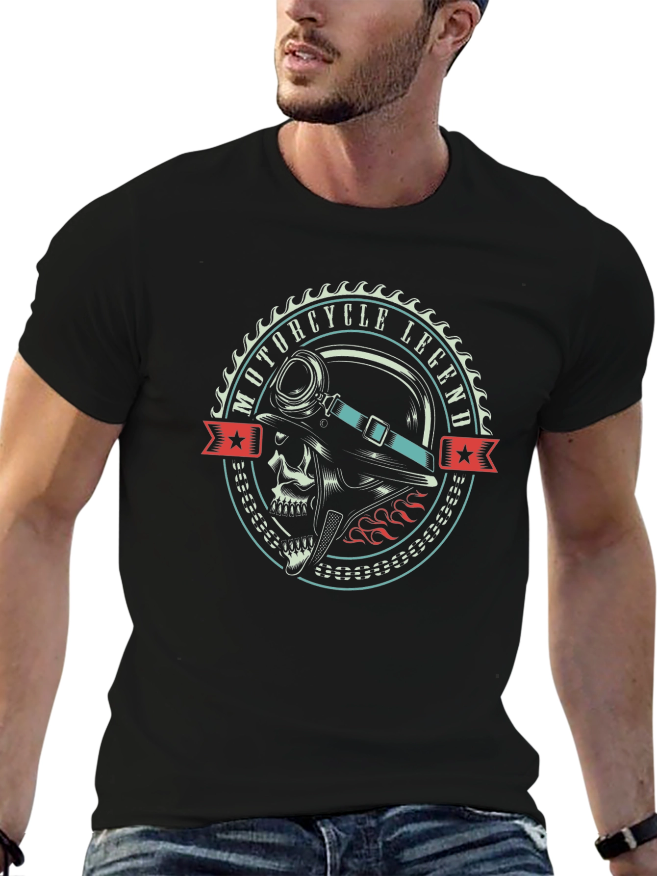 Motorcycle Legend Graphic T-Shirt