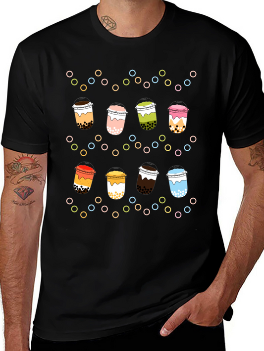 Bubble Tea Graphic Tee - Fun Boba Milk Tea Shirt