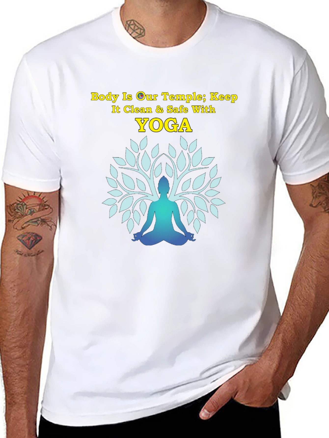 Yoga Temple T-Shirt - Body is Our Temple