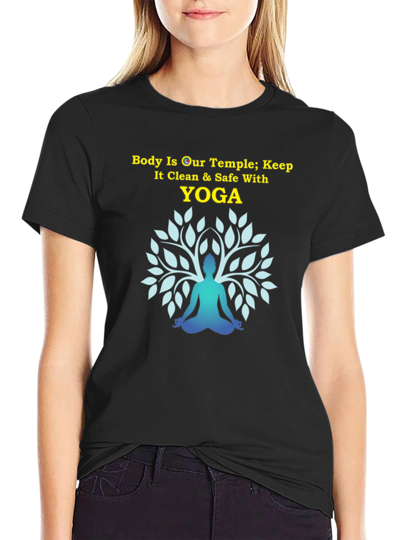 Yoga Temple T-Shirt - Body is Our Temple