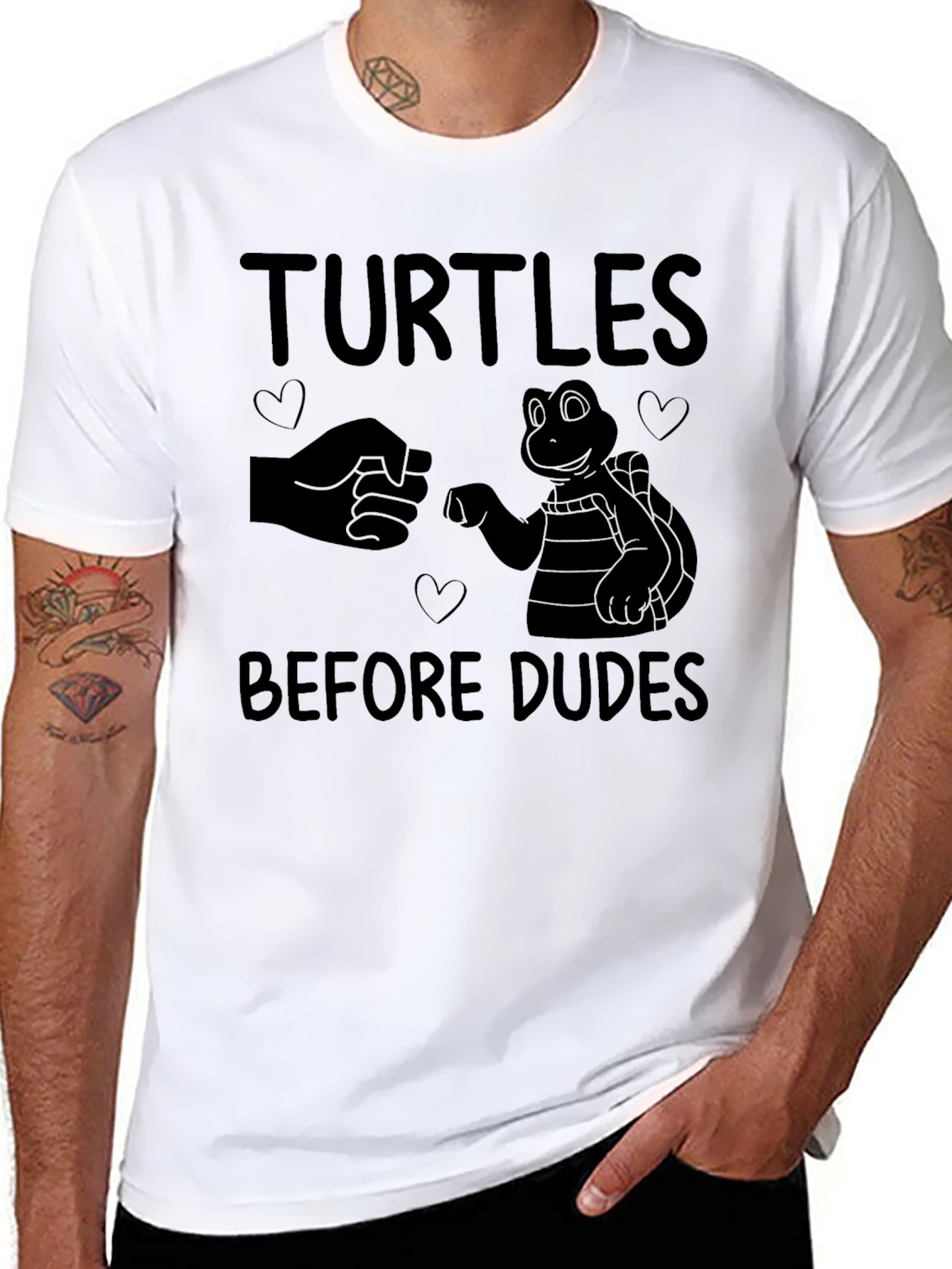 Turtles Before Dudes Graphic Tee
