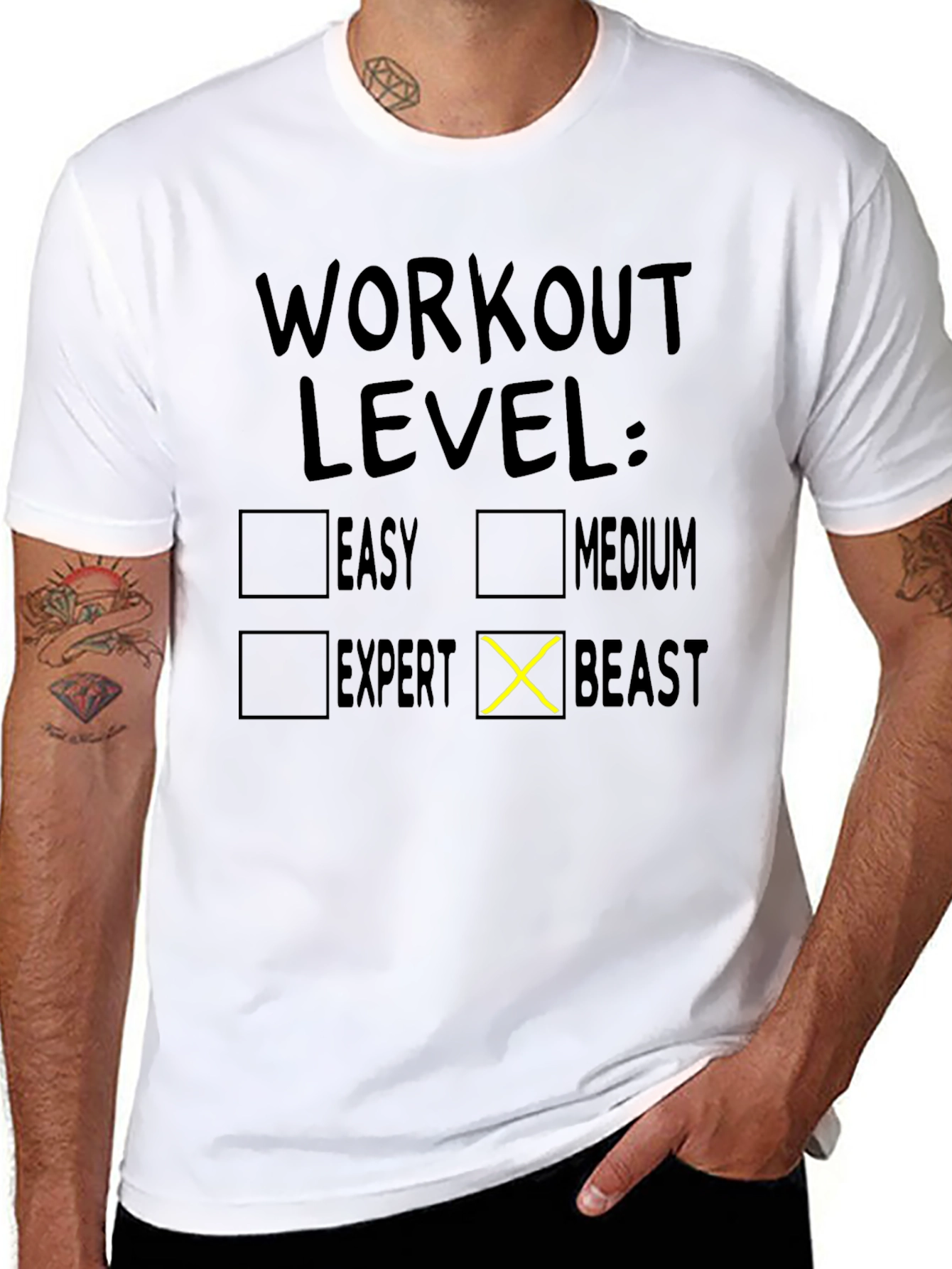 Workout Beast T-Shirt - Fitness Level Apparel