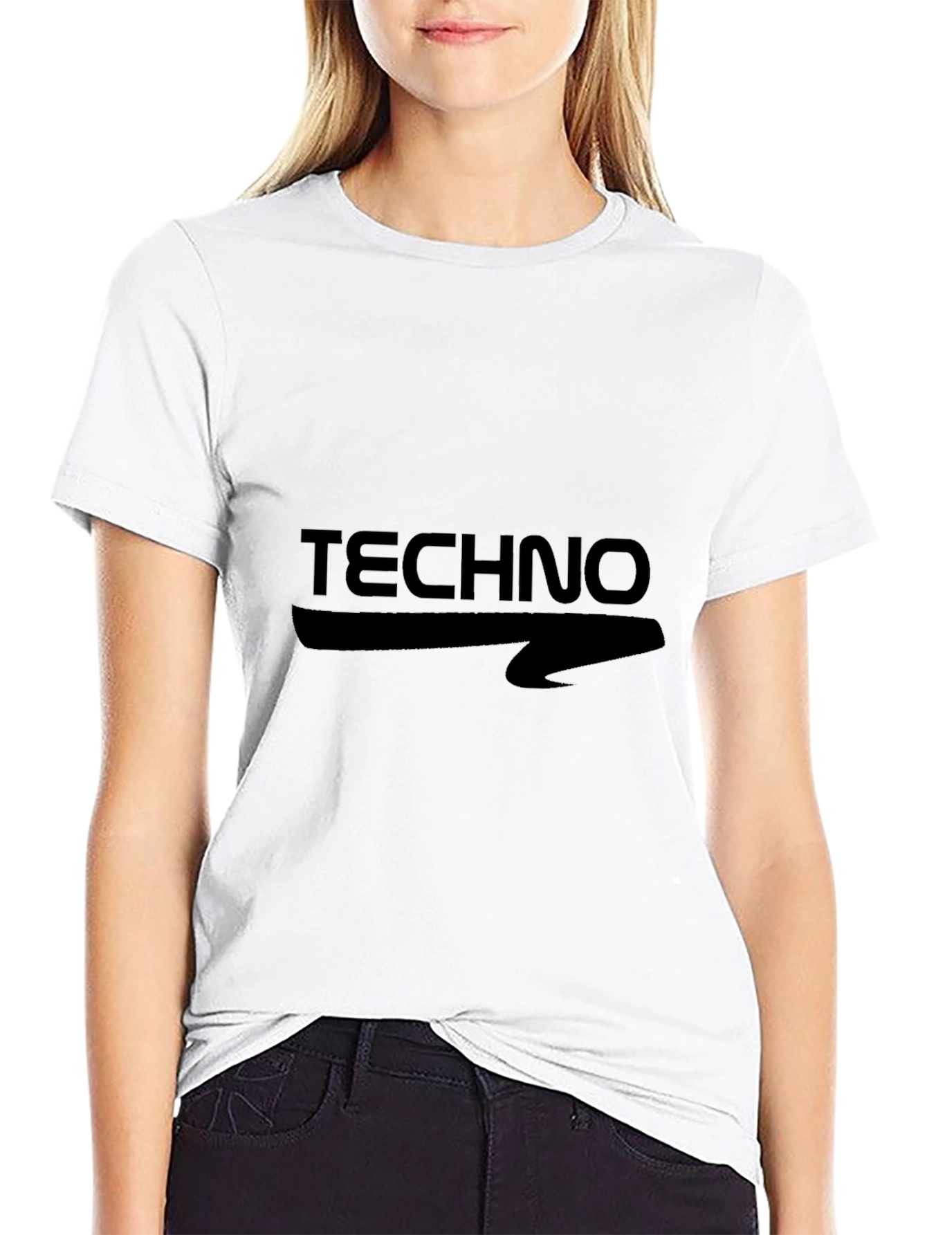 Techno Arrow Black T-Shirt