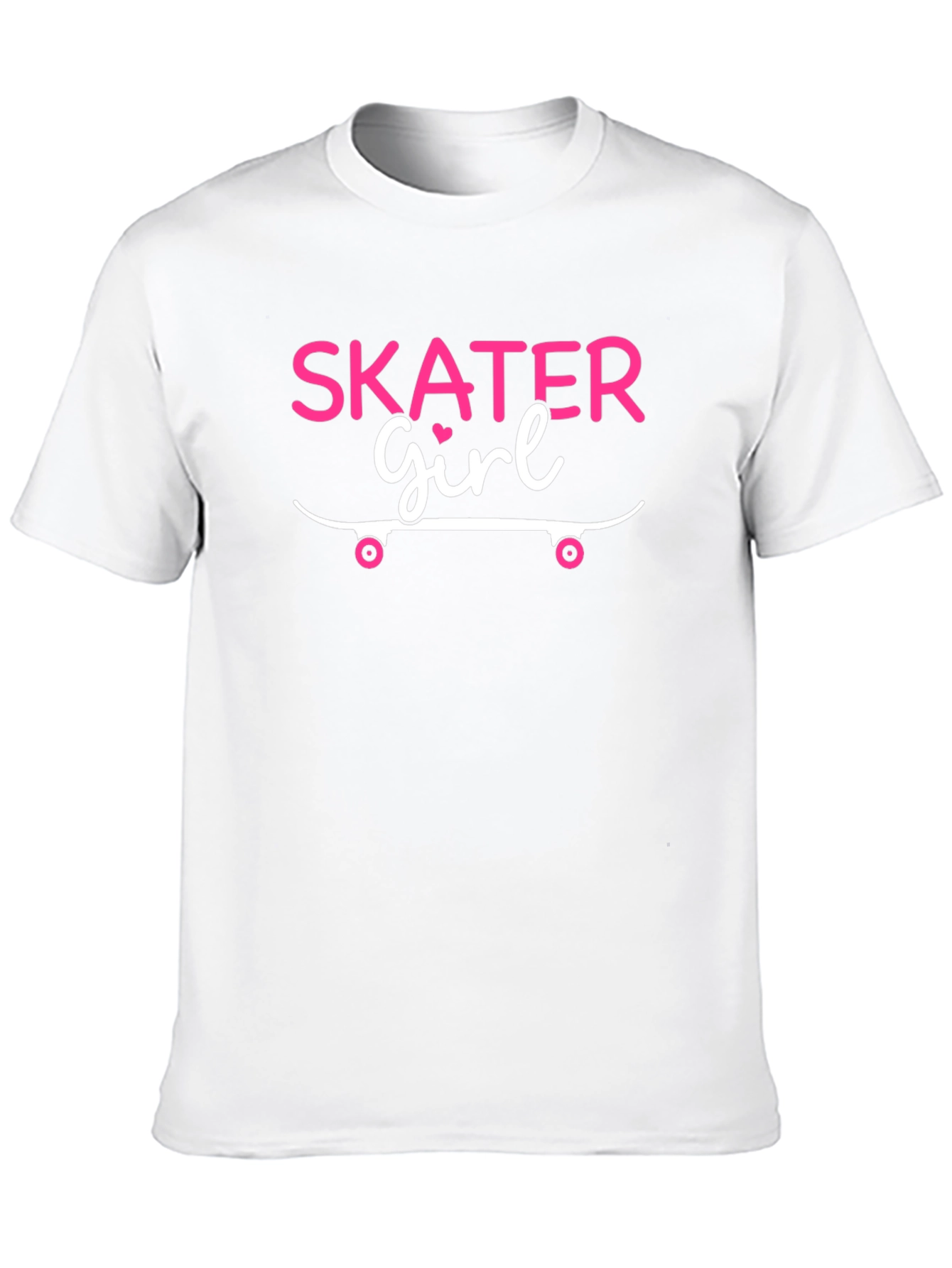 Skater Girl Graphic Tee - Black