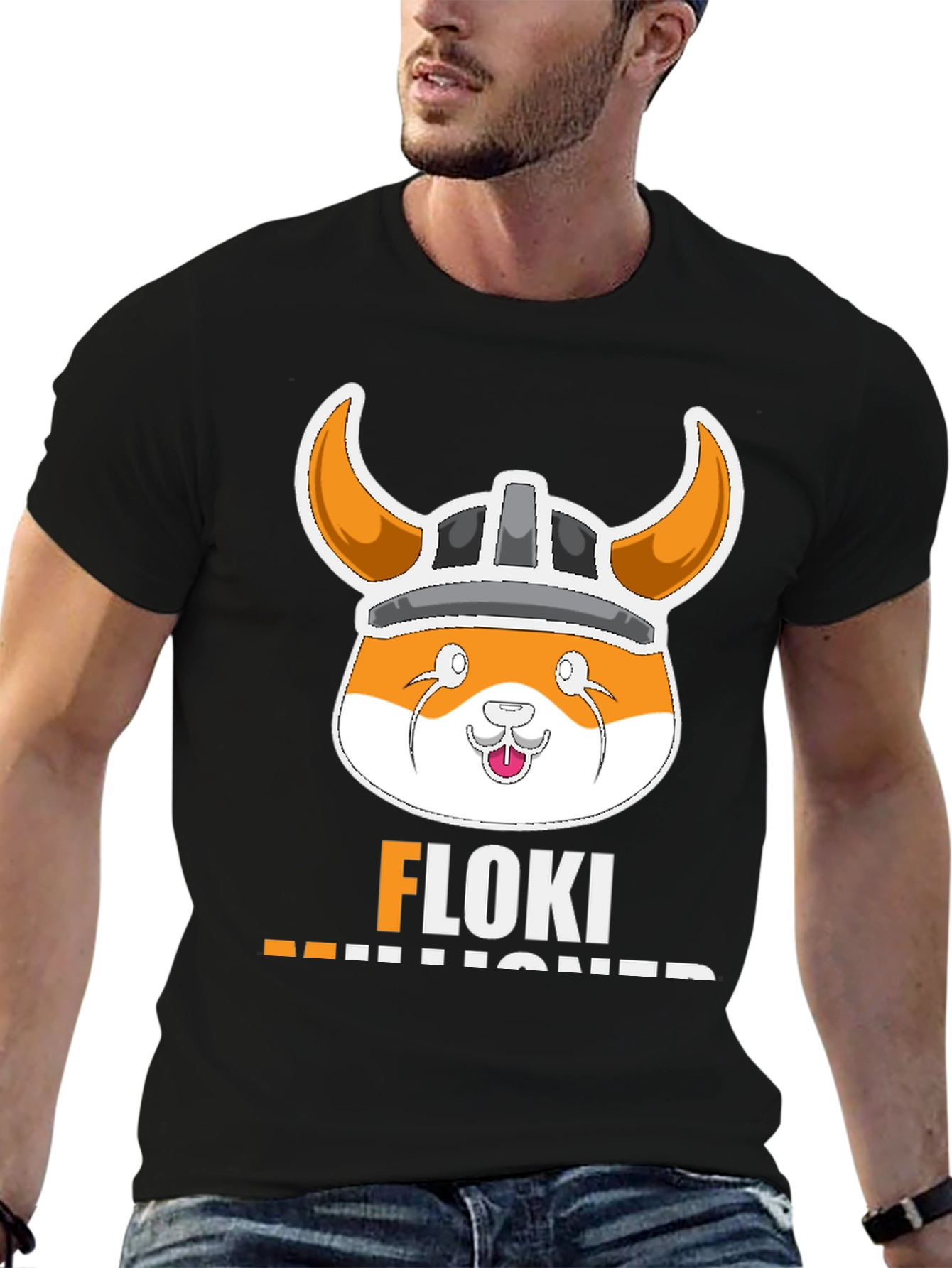 Floki Millioner T-Shirt Black Viking Dog