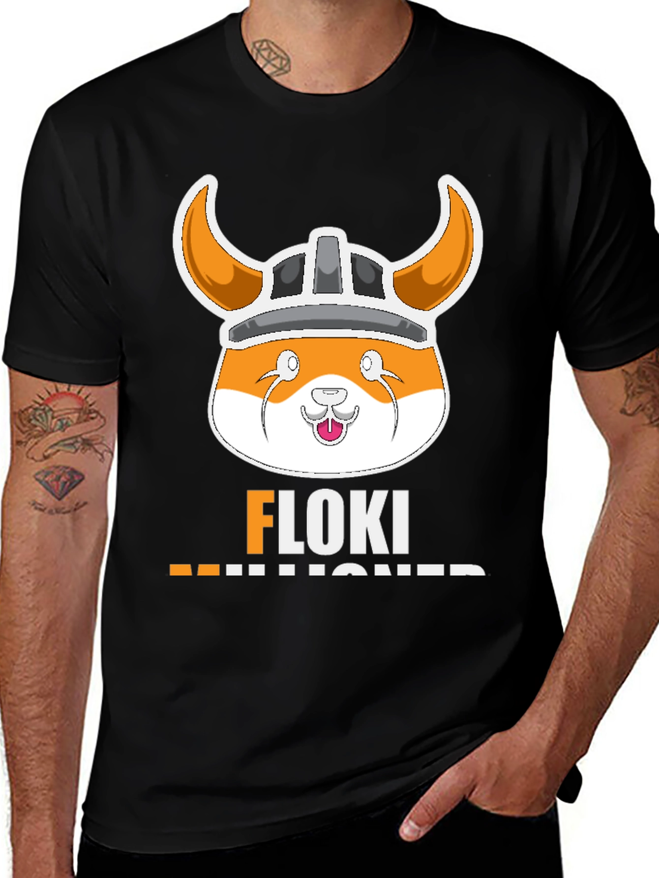 Floki Millioner T-Shirt Black Viking Dog