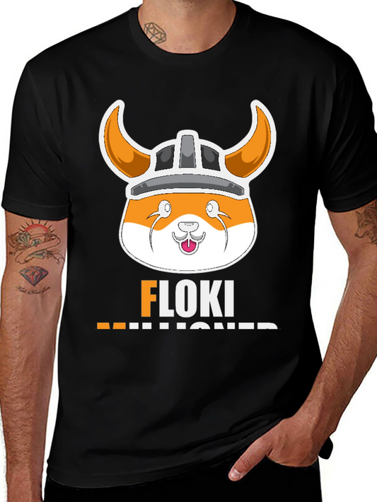 Floki Millioner T-Shirt Black Viking Dog