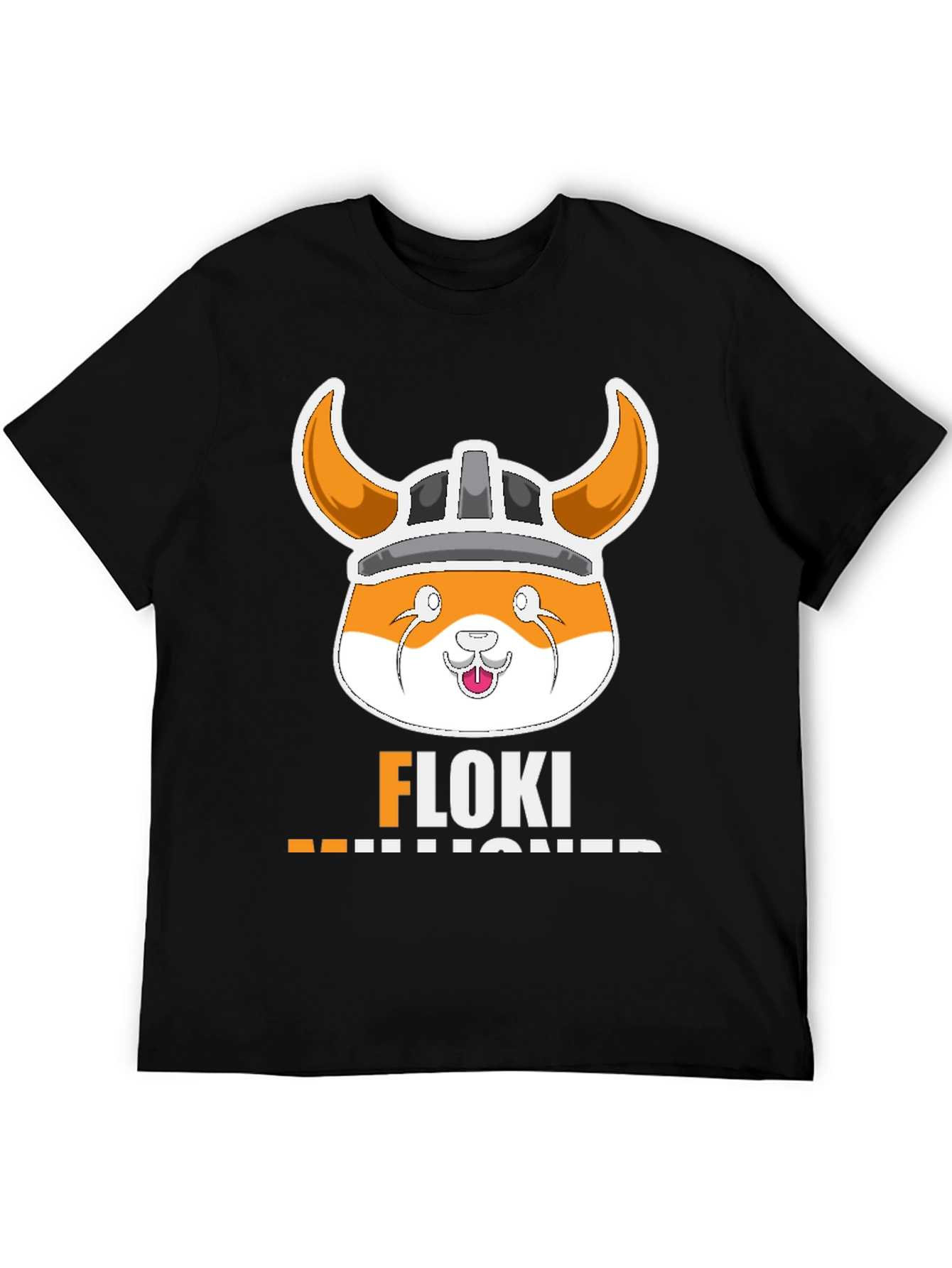 Floki Millioner T-Shirt Black Viking Dog