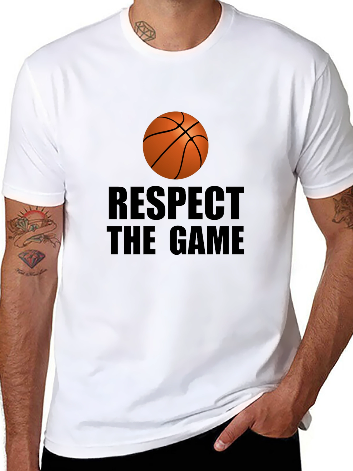 Respect the Game T-Shirt - Basketball Graphic Tee