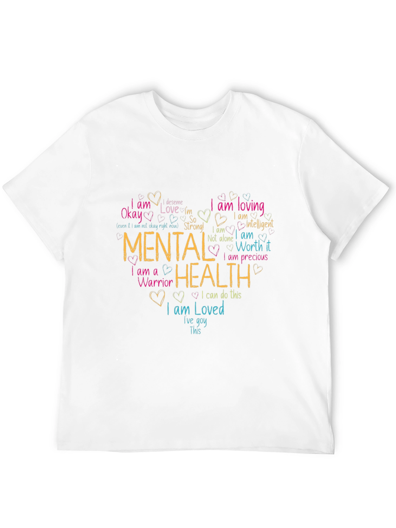 Mental Health Awareness Black T-Shirt