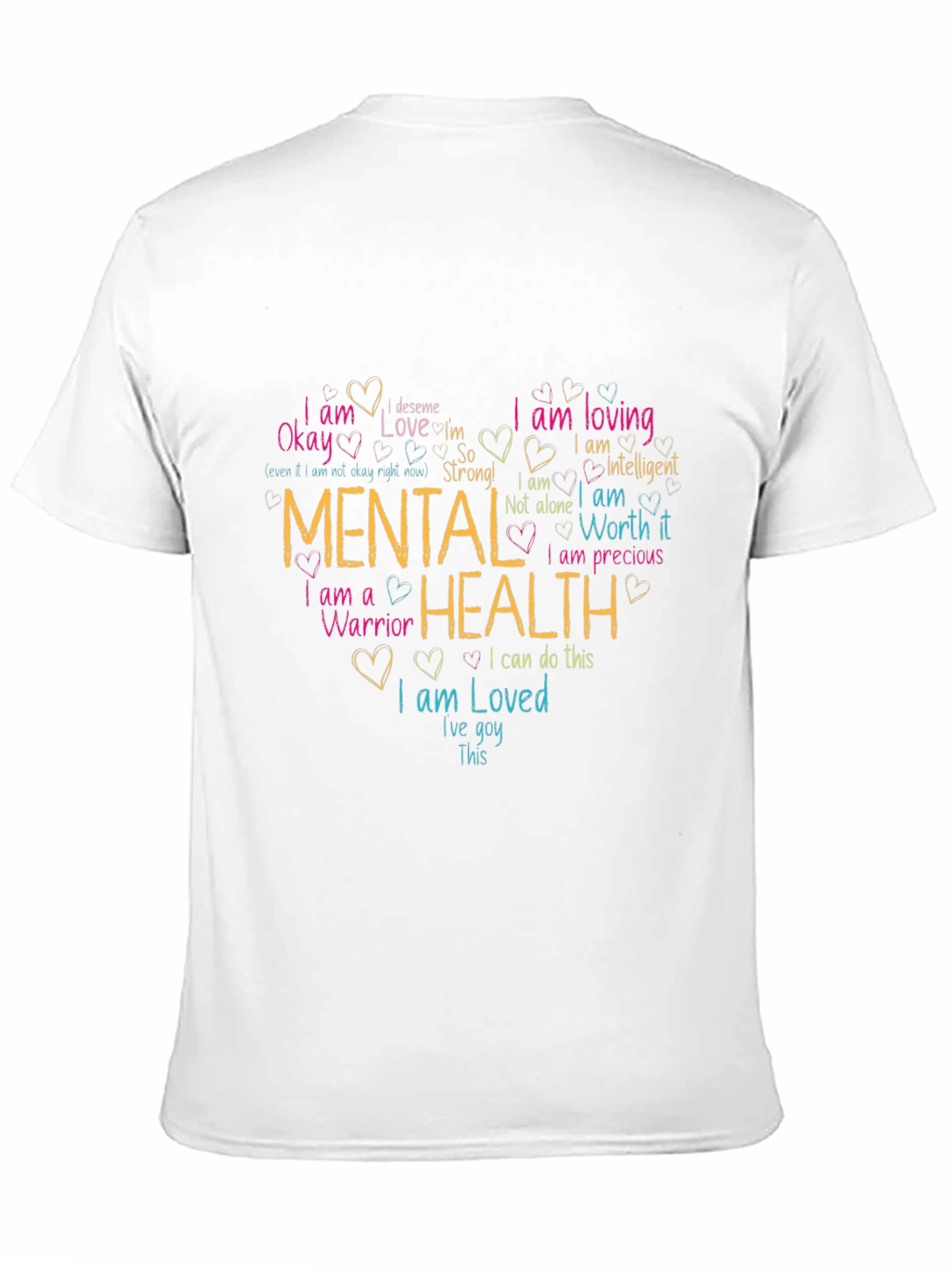 Mental Health Awareness Black T-Shirt
