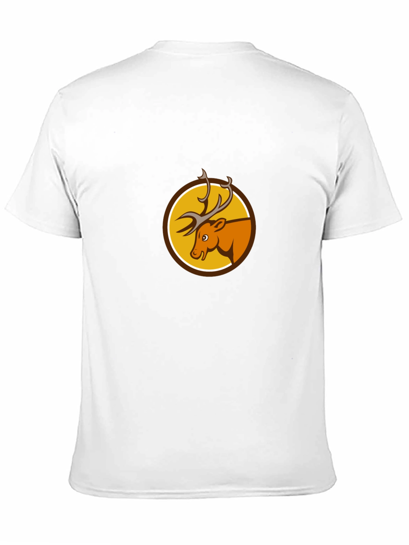 Deer Emblem Black T-Shirt