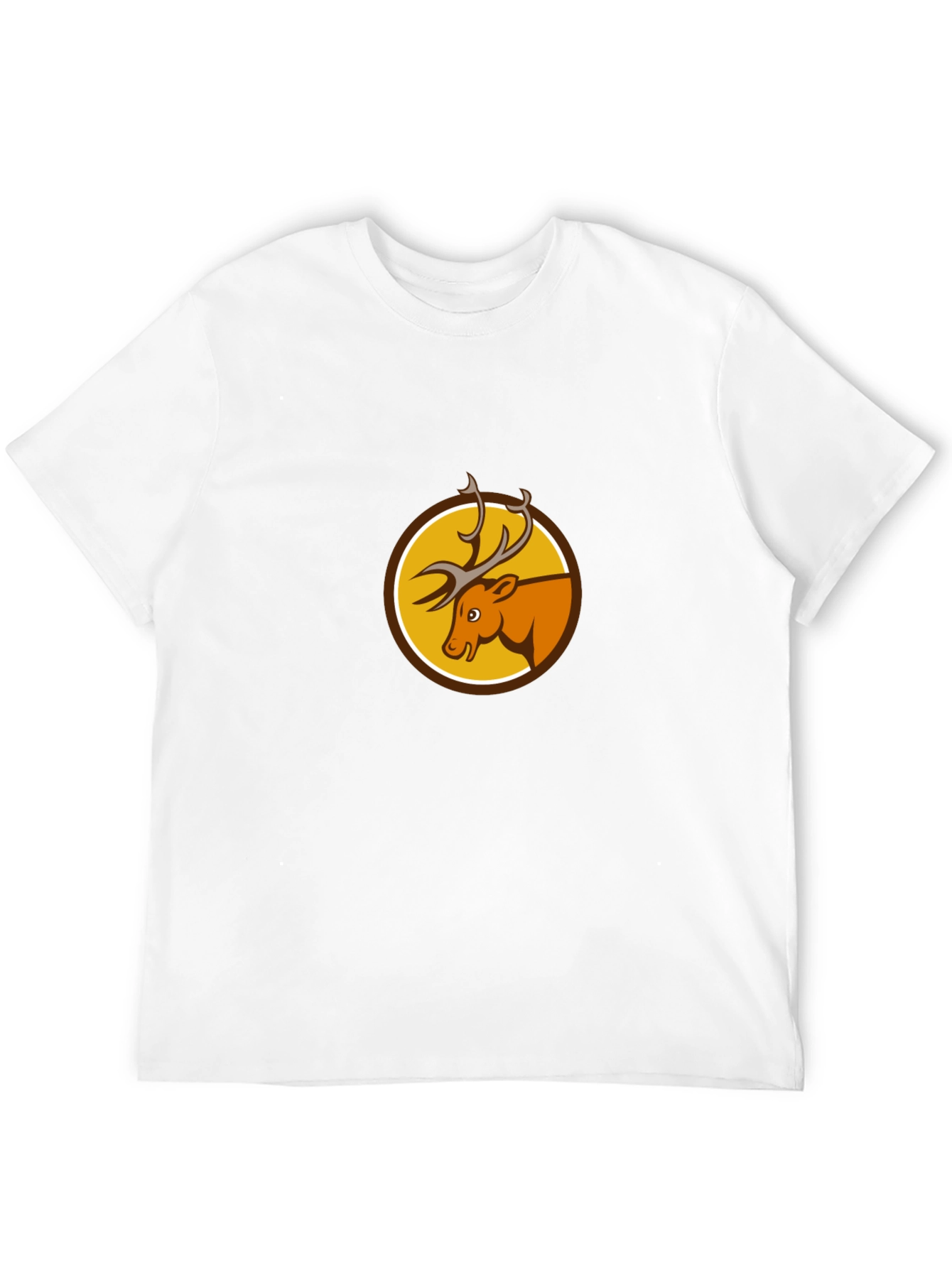 Deer Emblem Black T-Shirt