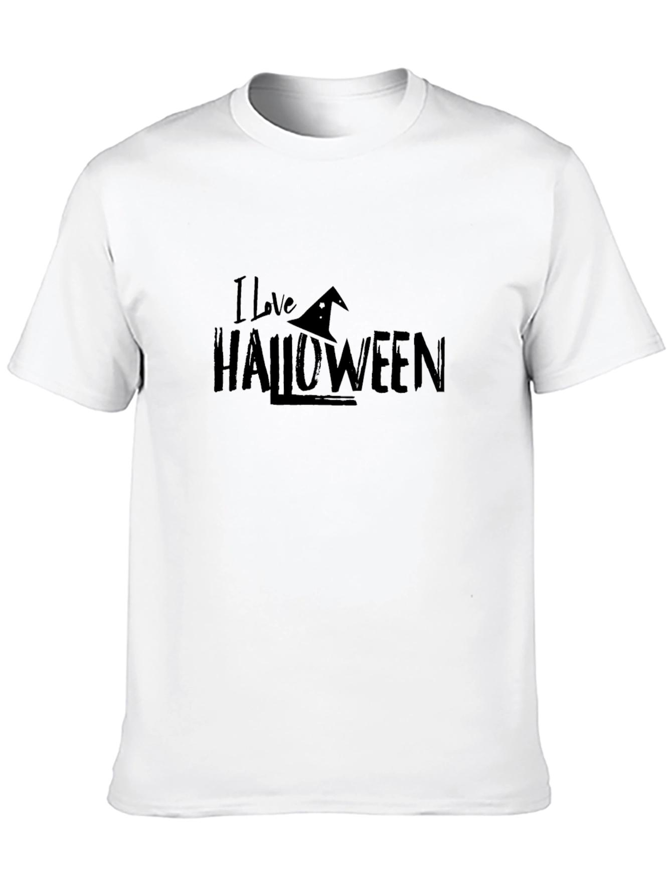 I Love Halloween Black Graphic Tee