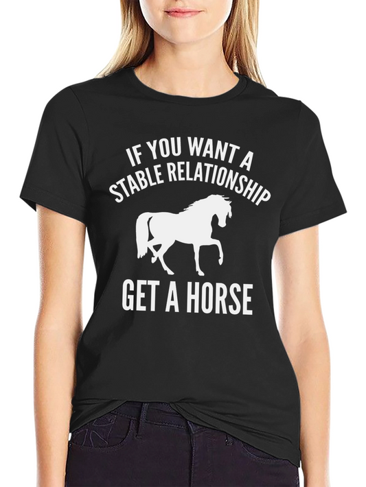 Stable Relationship Horse Graphic Tee - Unisex