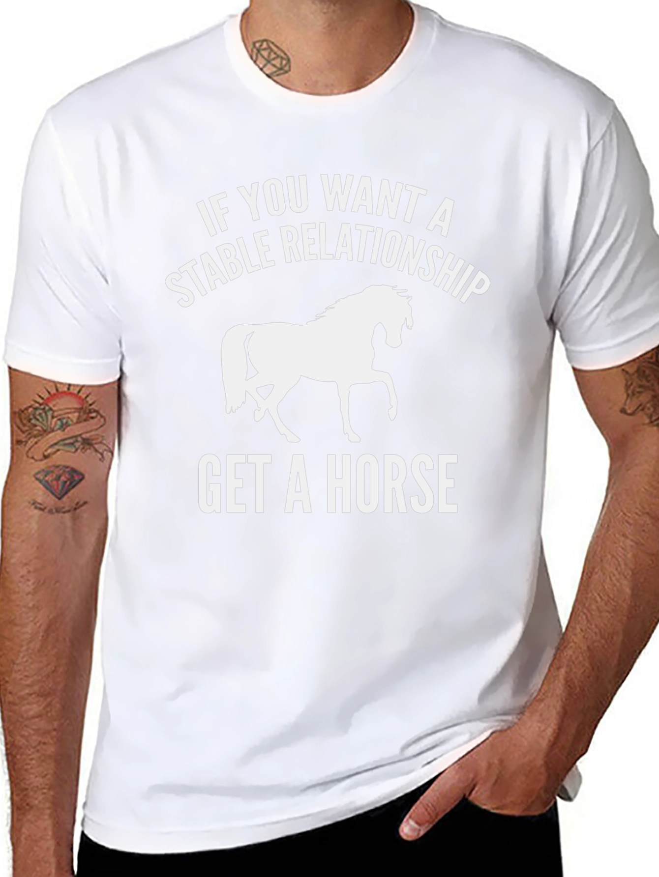 Stable Relationship Horse Graphic Tee - Unisex