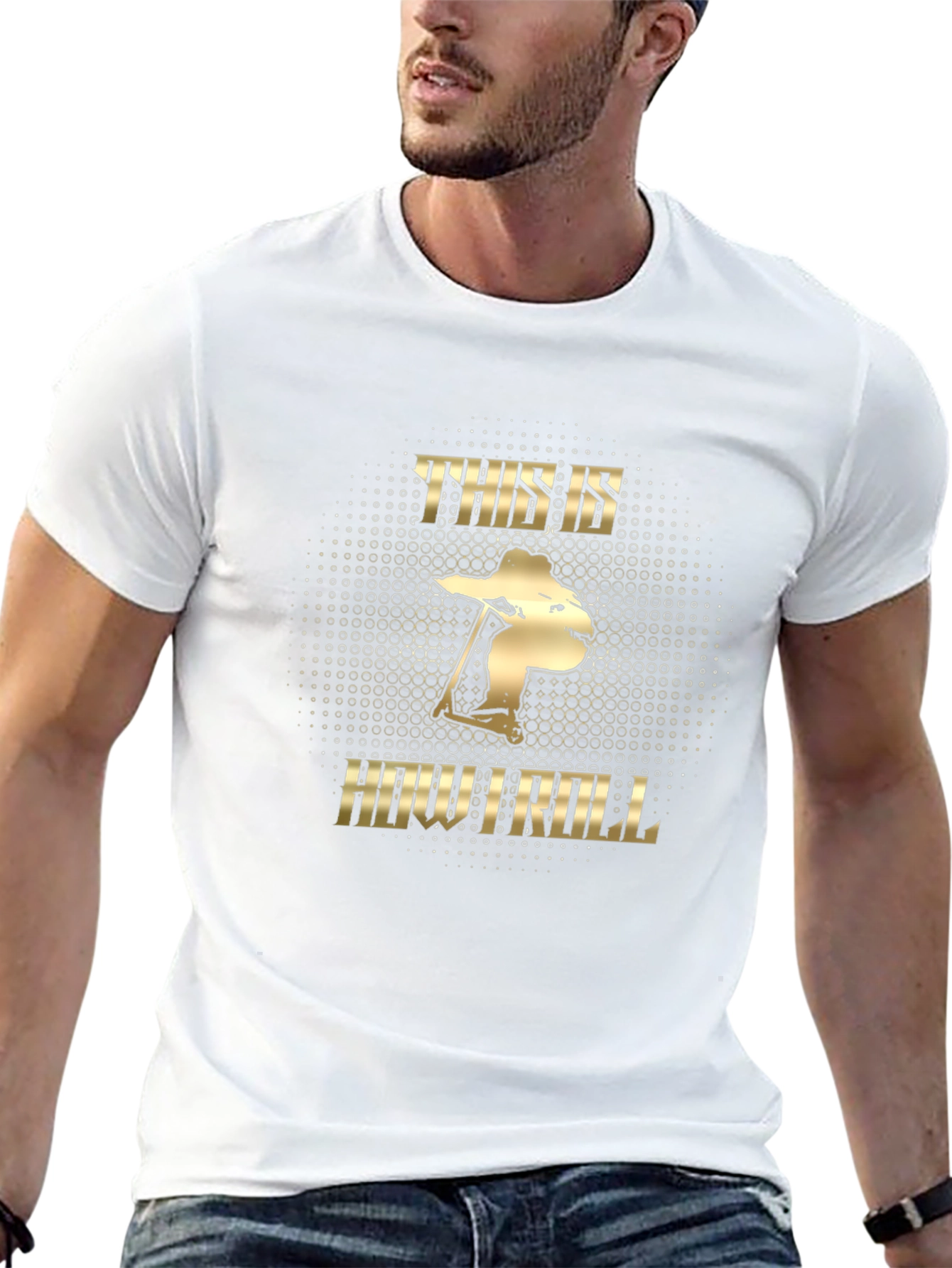 This Is How I Roll T-Shirt - Scooter Design