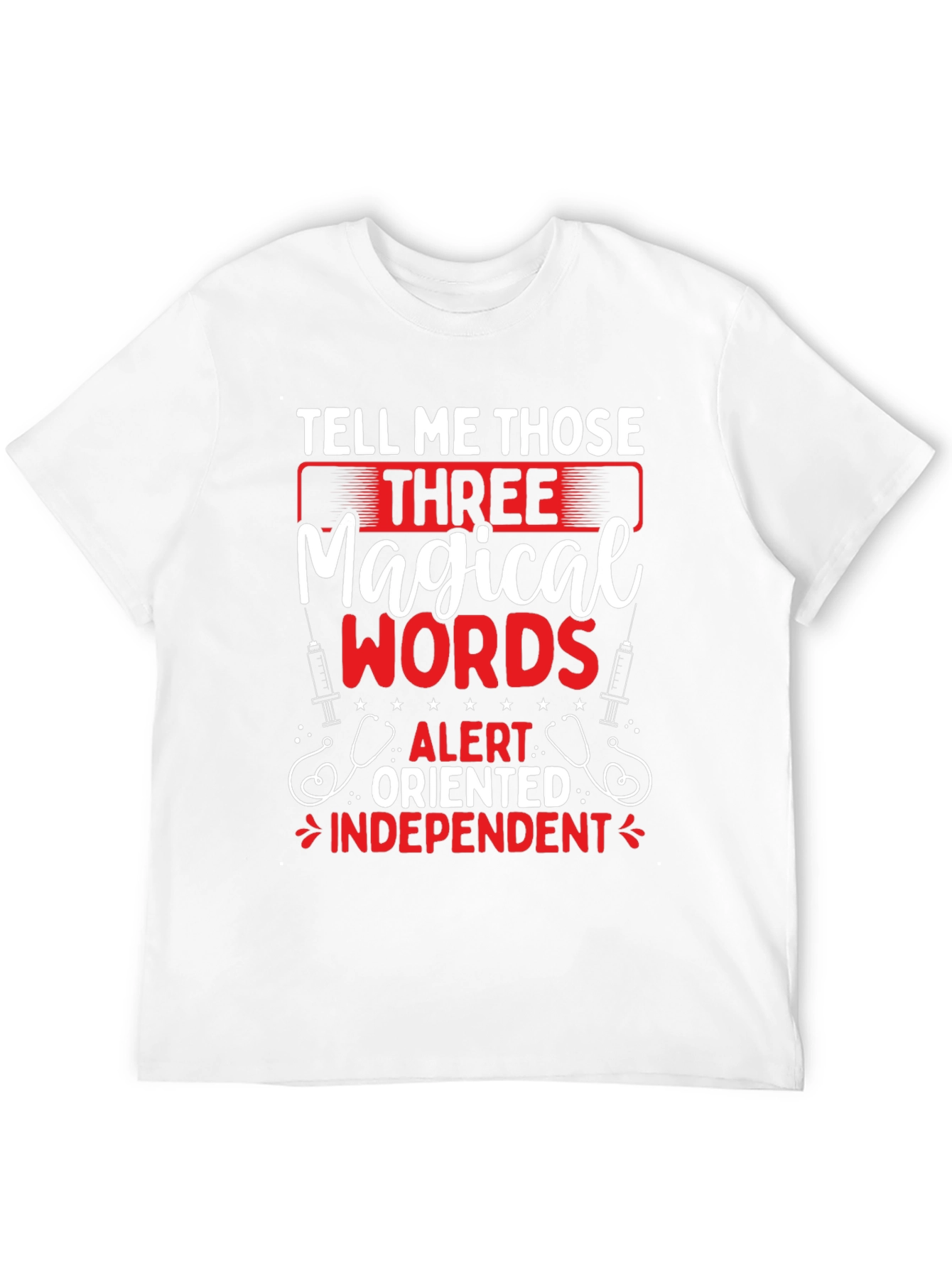Magical Words Nurse T-Shirt - Black