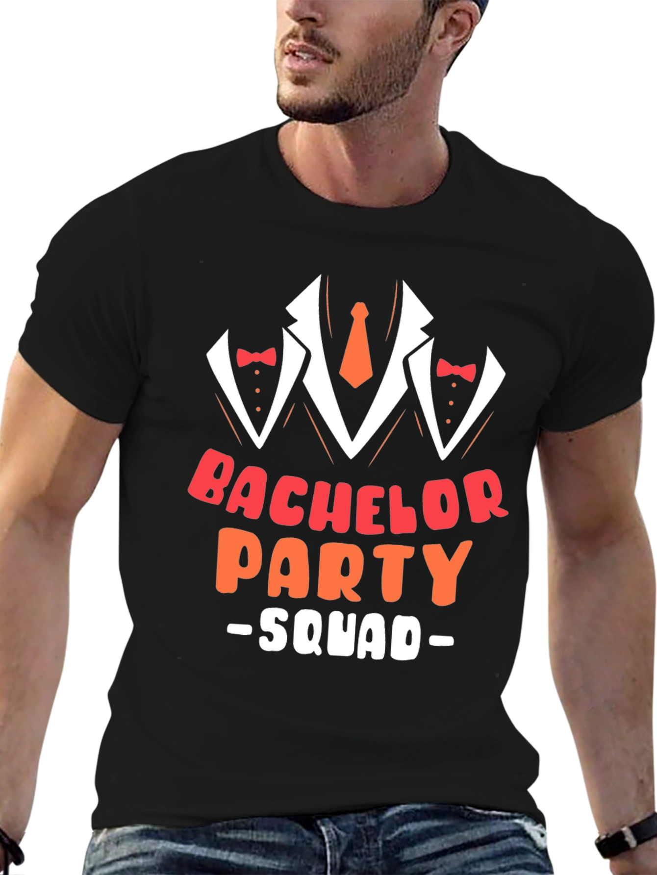 Bachelor Party Squad Graphic Tee