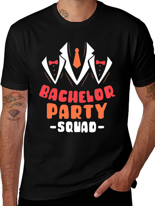Bachelor Party Squad Graphic Tee