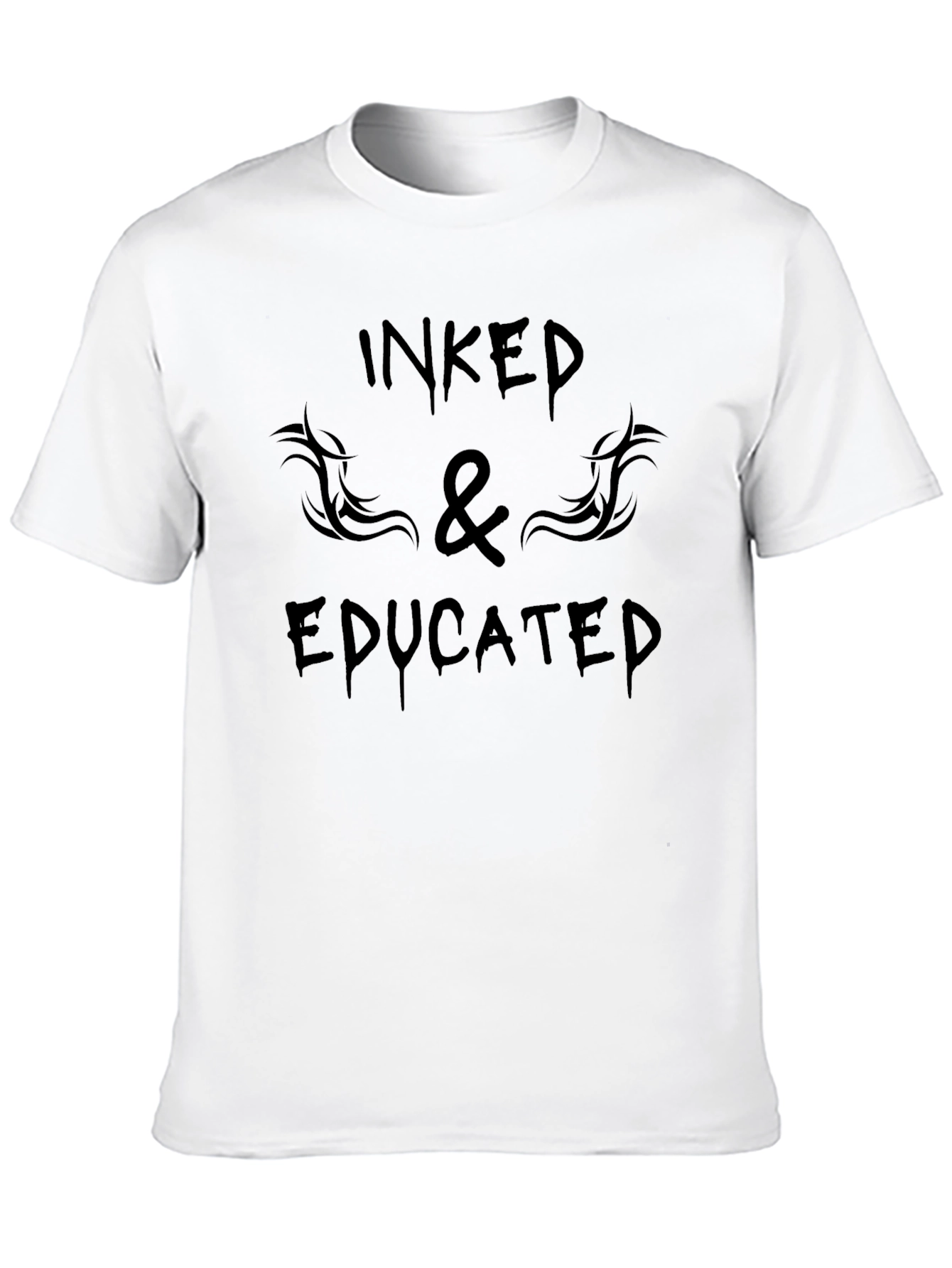 Inked & Educated Graphic T-Shirt - Black