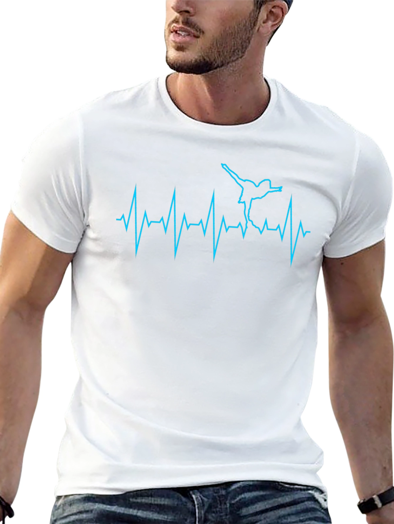 Ballet Heartbeat T-Shirt - Dancer ECG Tee