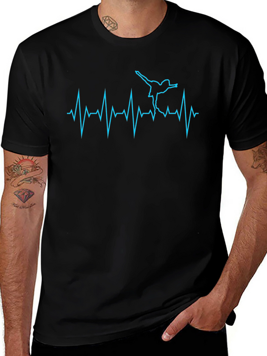Ballet Heartbeat T-Shirt - Dancer ECG Tee