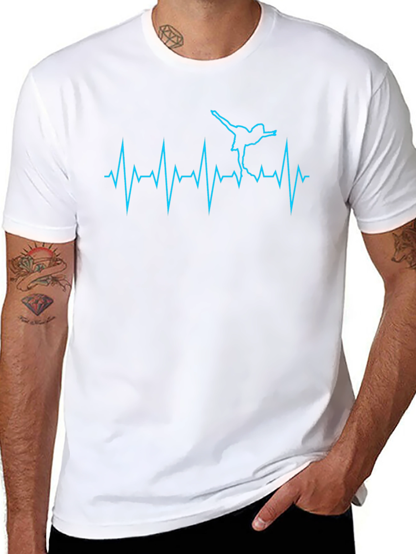 Ballet Heartbeat T-Shirt - Dancer ECG Tee