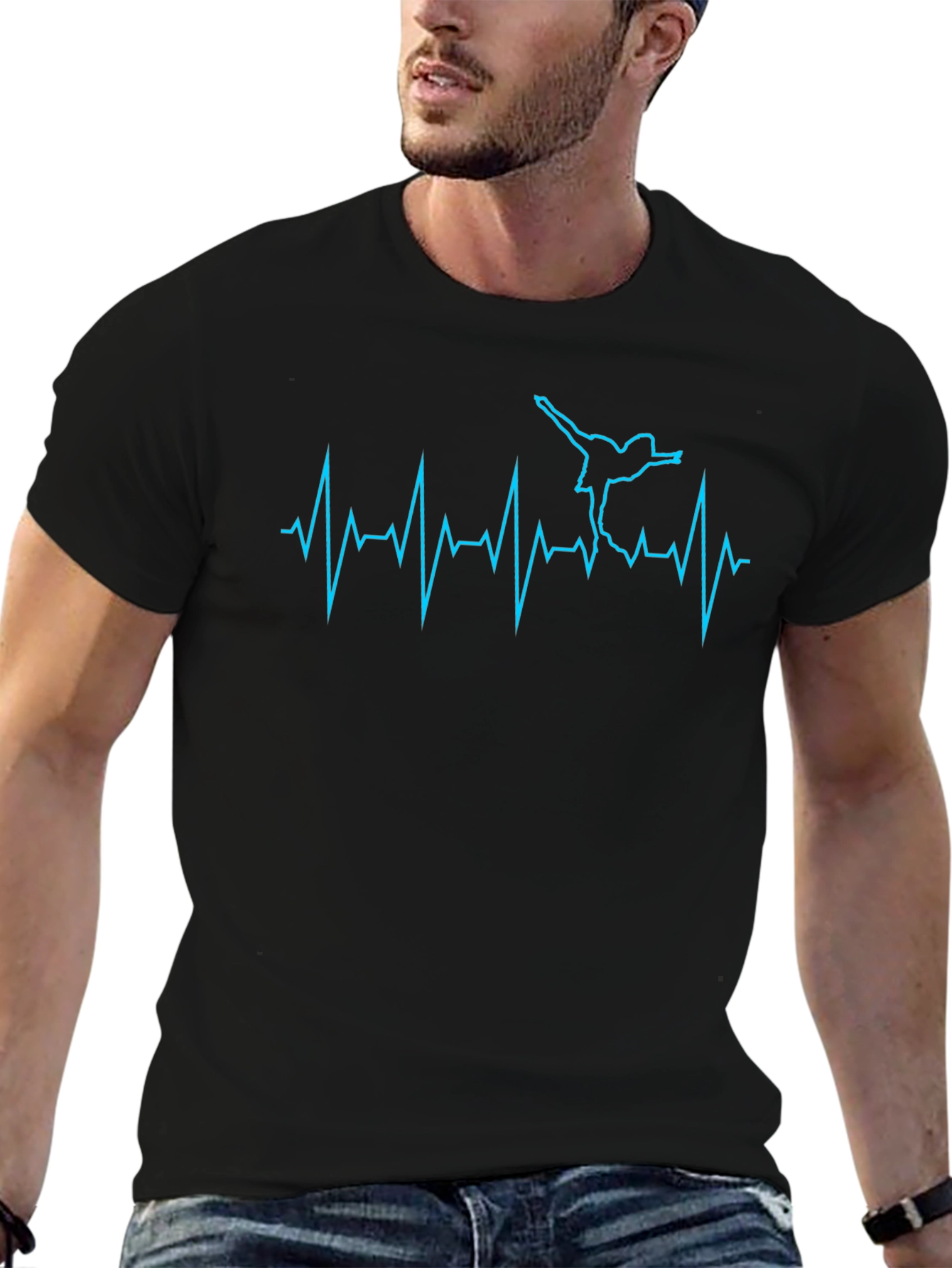 Ballet Heartbeat T-Shirt - Dancer ECG Tee