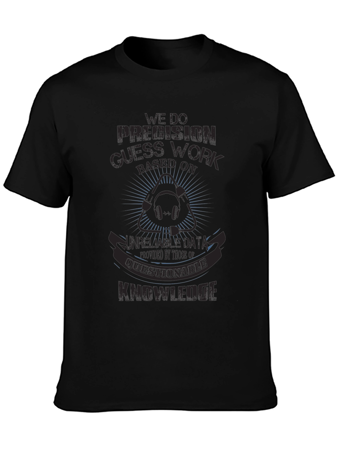 Precision Guesswork Black T-Shirt