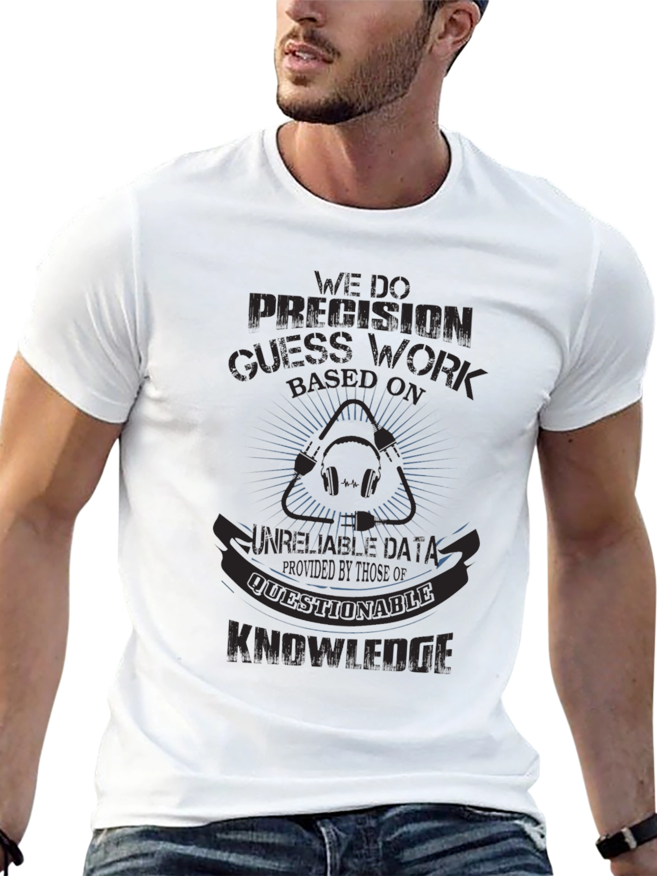 Precision Guesswork Black T-Shirt