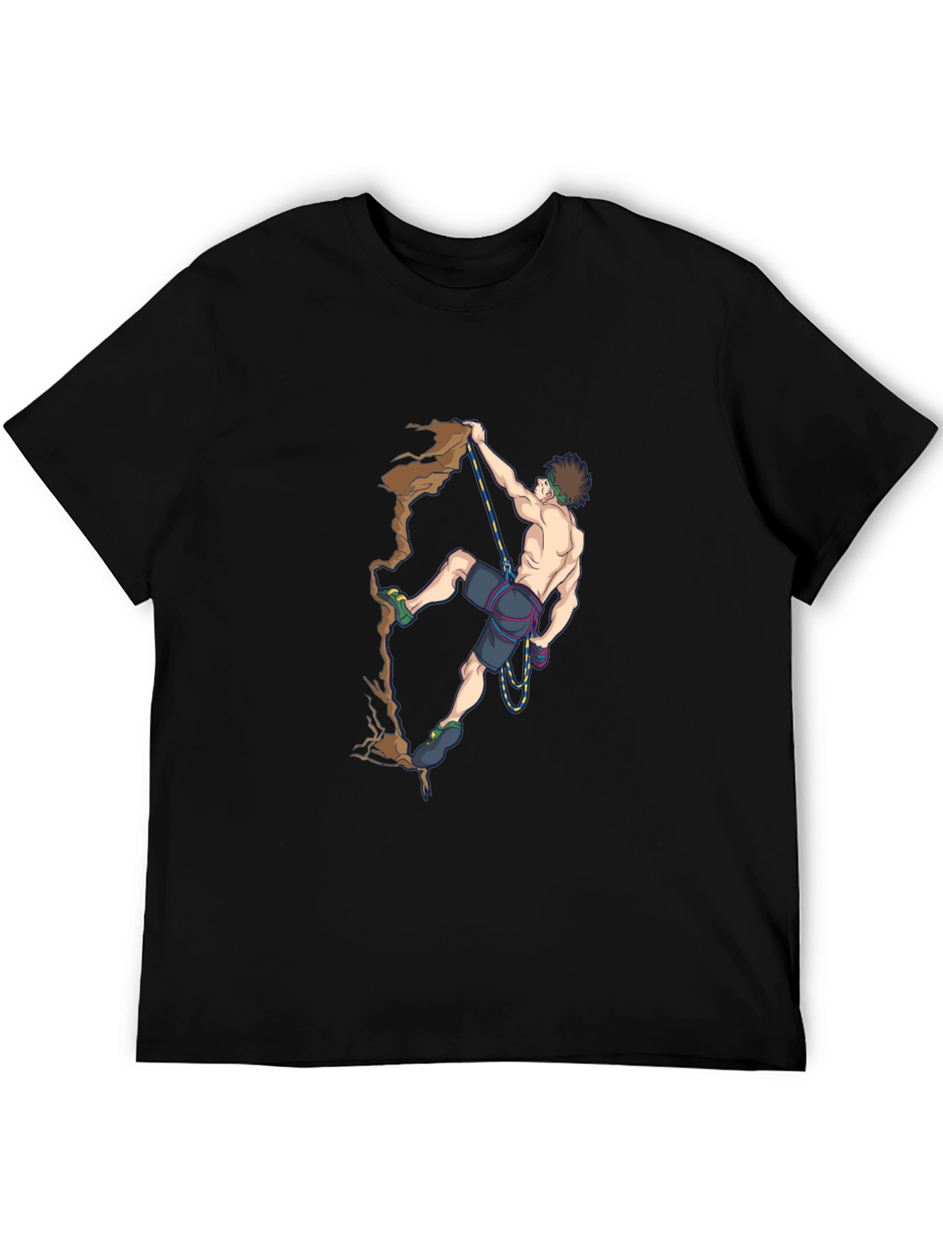 Climber Graphic Tee - Rock Climbing Design