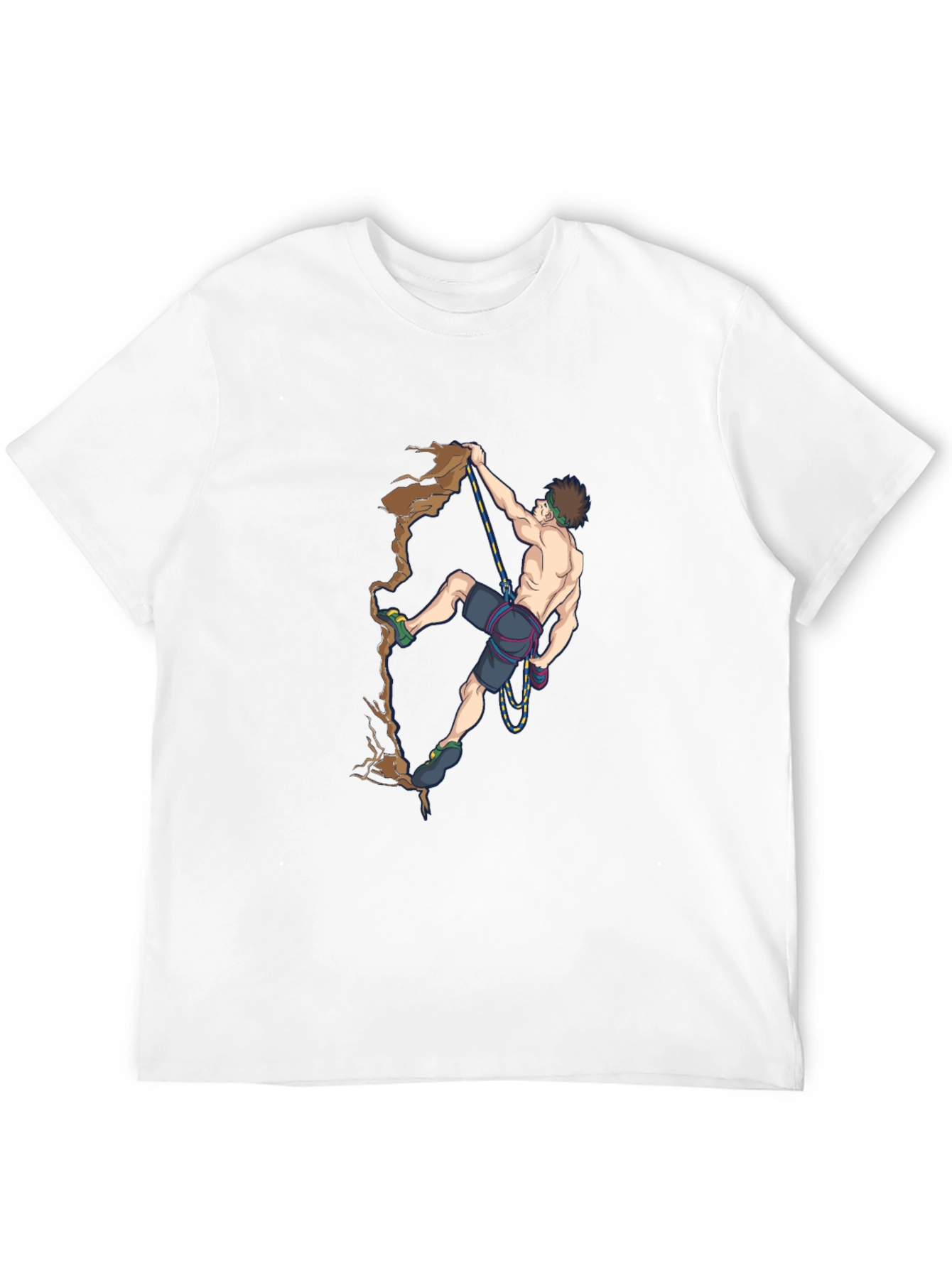 Climber Graphic Tee - Rock Climbing Design