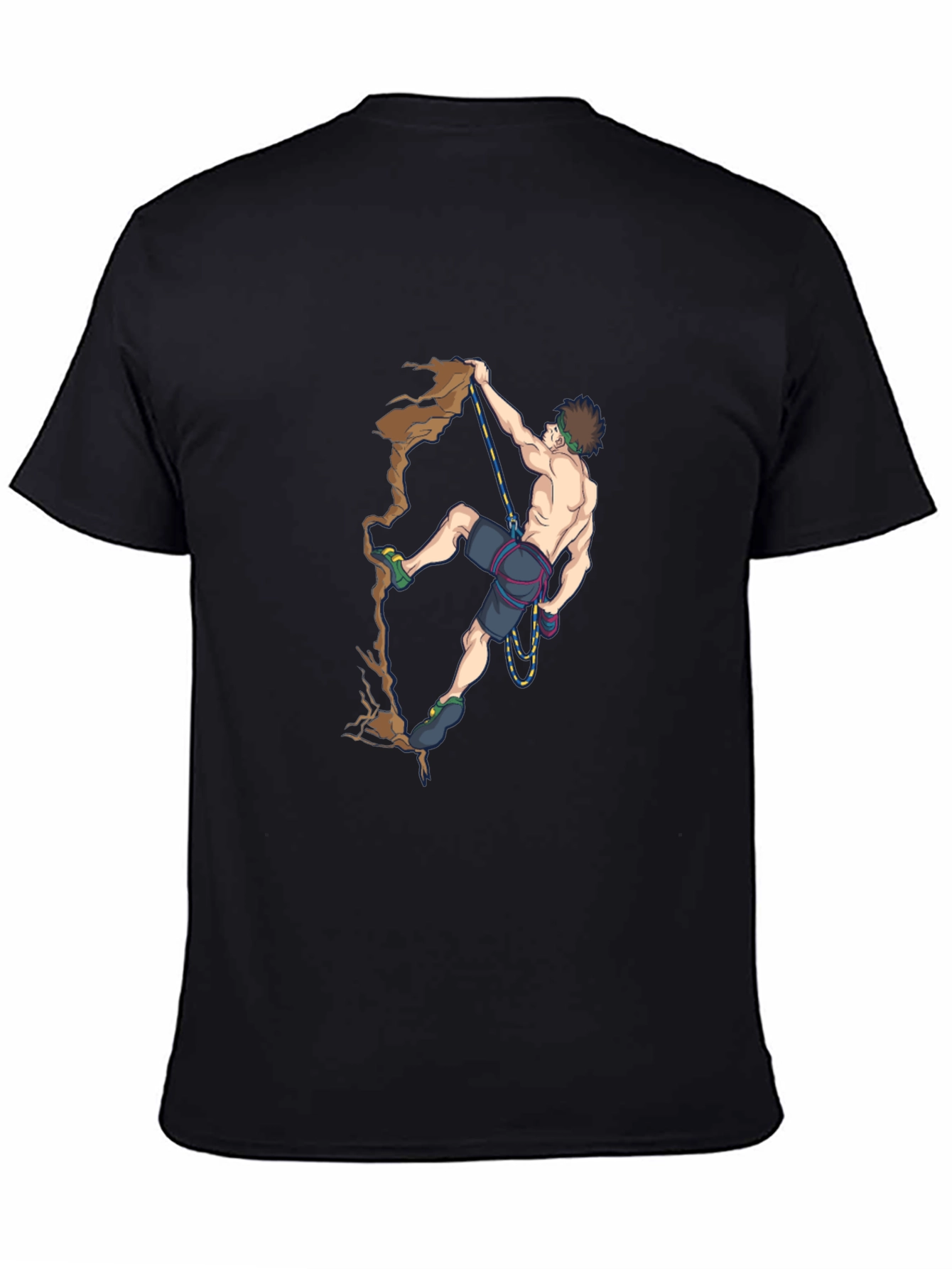 Climber Graphic Tee - Rock Climbing Design