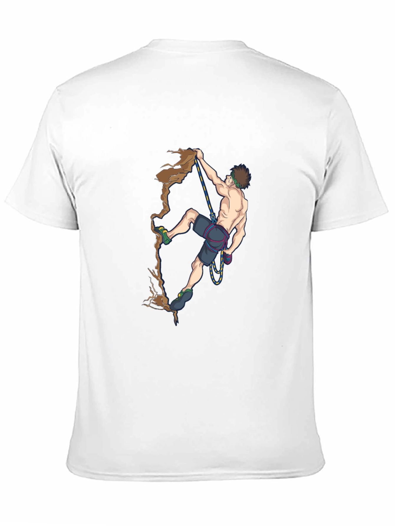 Climber Graphic Tee - Rock Climbing Design