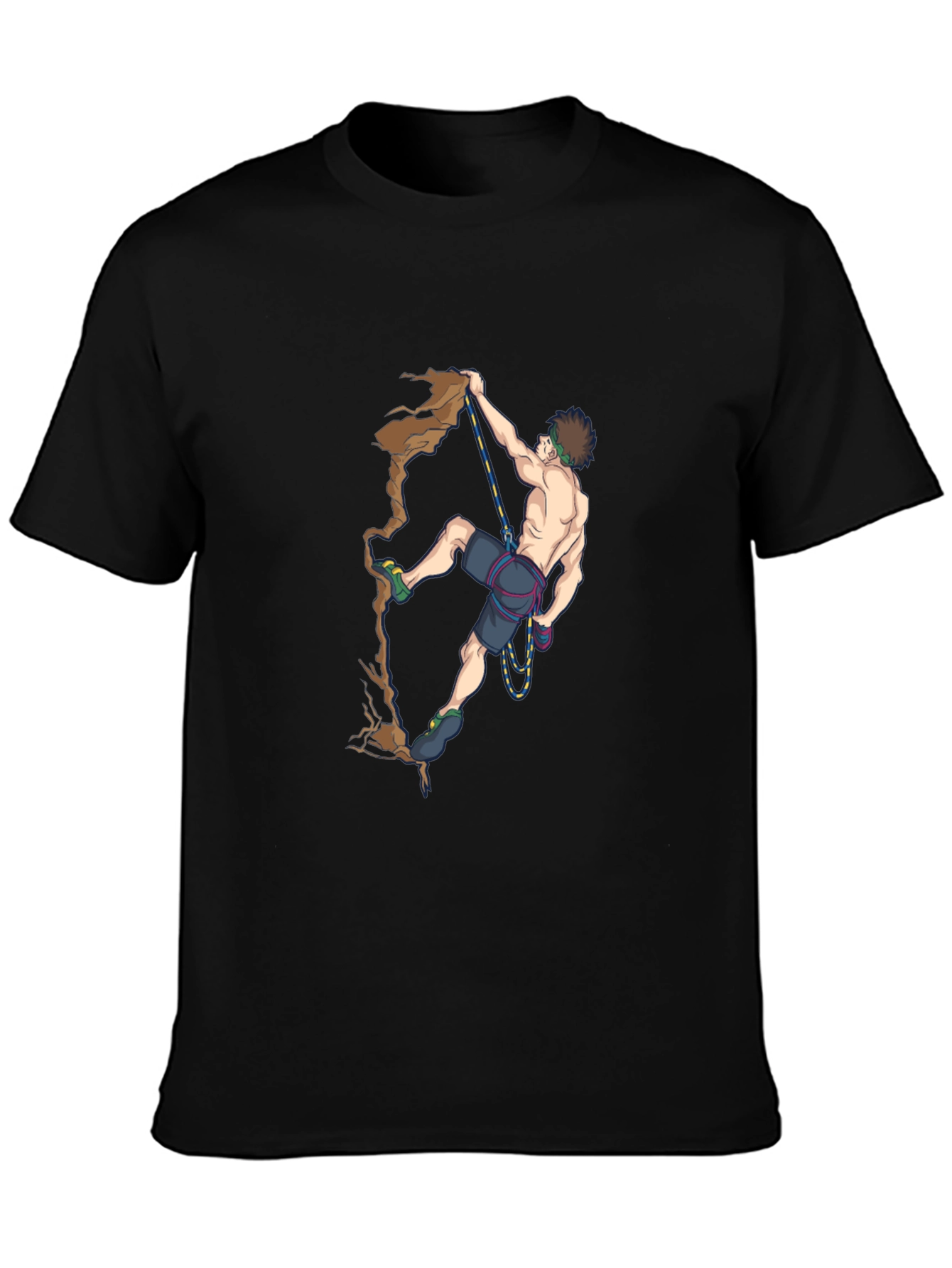 Climber Graphic Tee - Rock Climbing Design