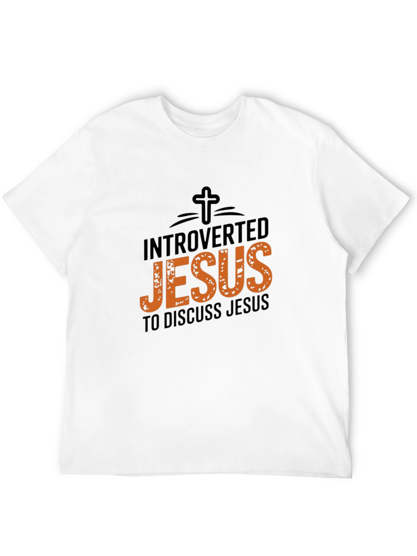Introverted Jesus T-Shirt: Christian Humor Tee