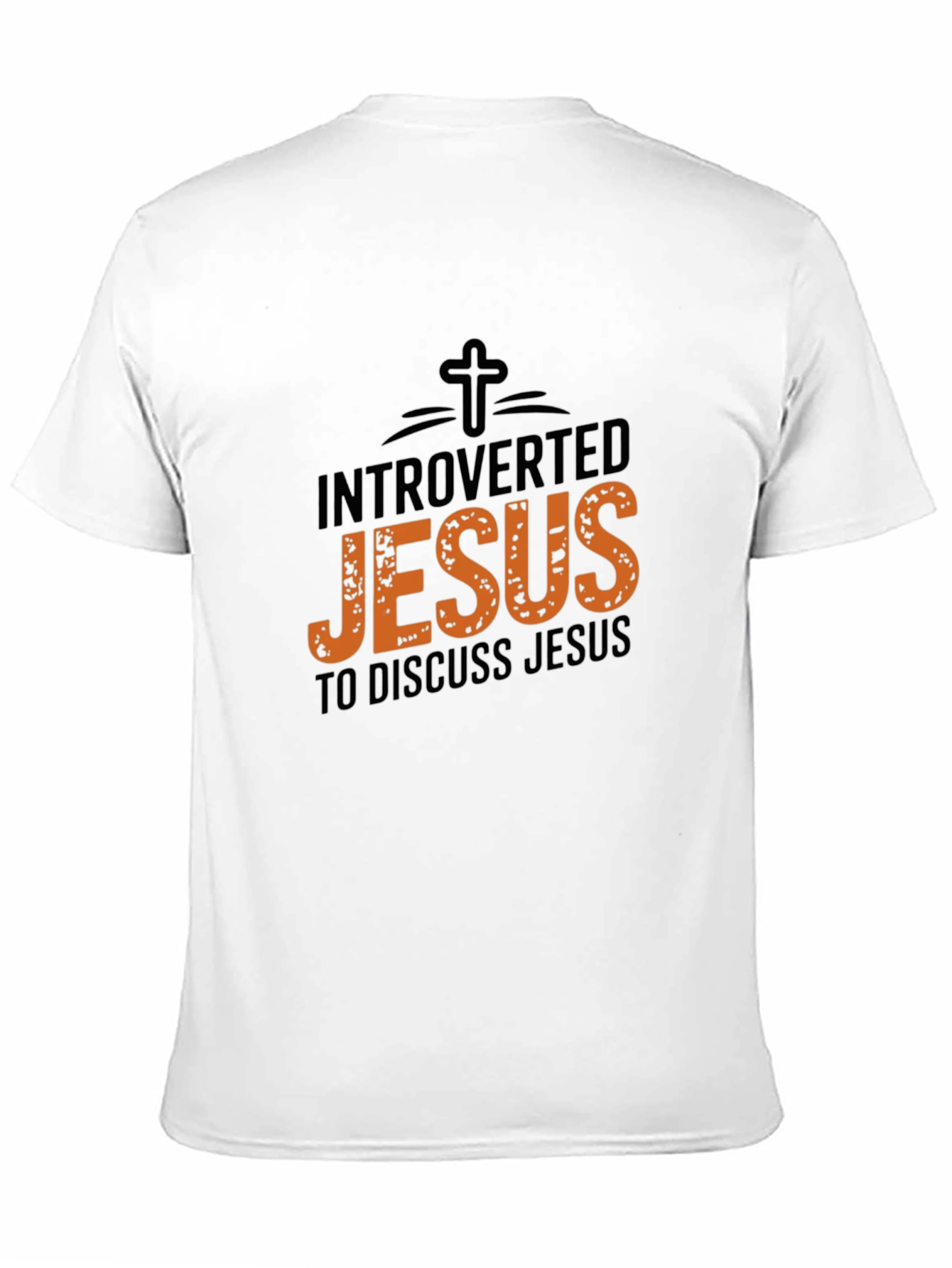 Introverted Jesus T-Shirt: Christian Humor Tee