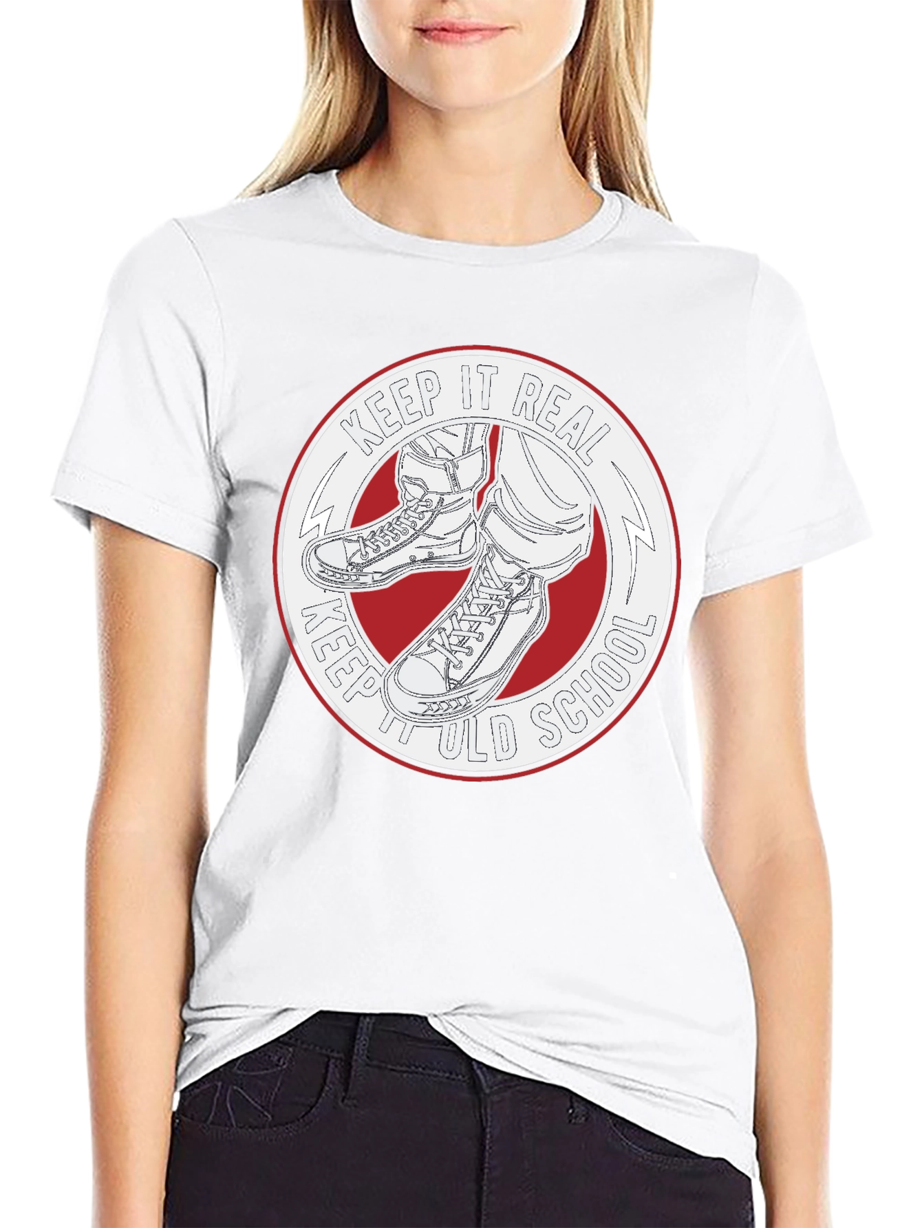 Keep It Real Old School Graphic Tee