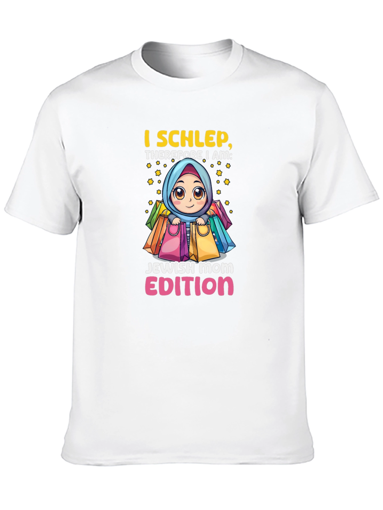 I Schlep Jewish Mom Edition Black T-Shirt