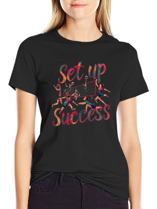 Volleyball Set Up Success T-Shirt