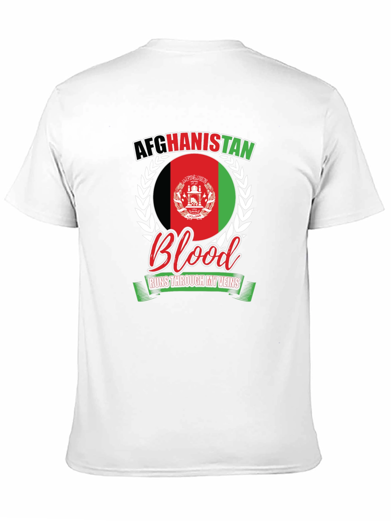 Afghanistan Blood Runs Through My Veins T-Shirt