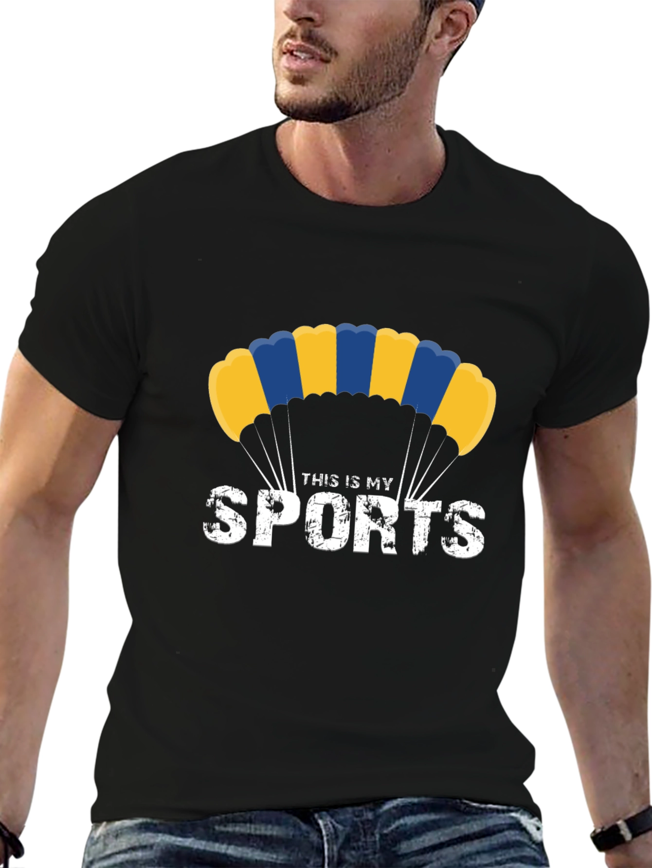 Parachute Sports T-Shirt - Skydiving Tee