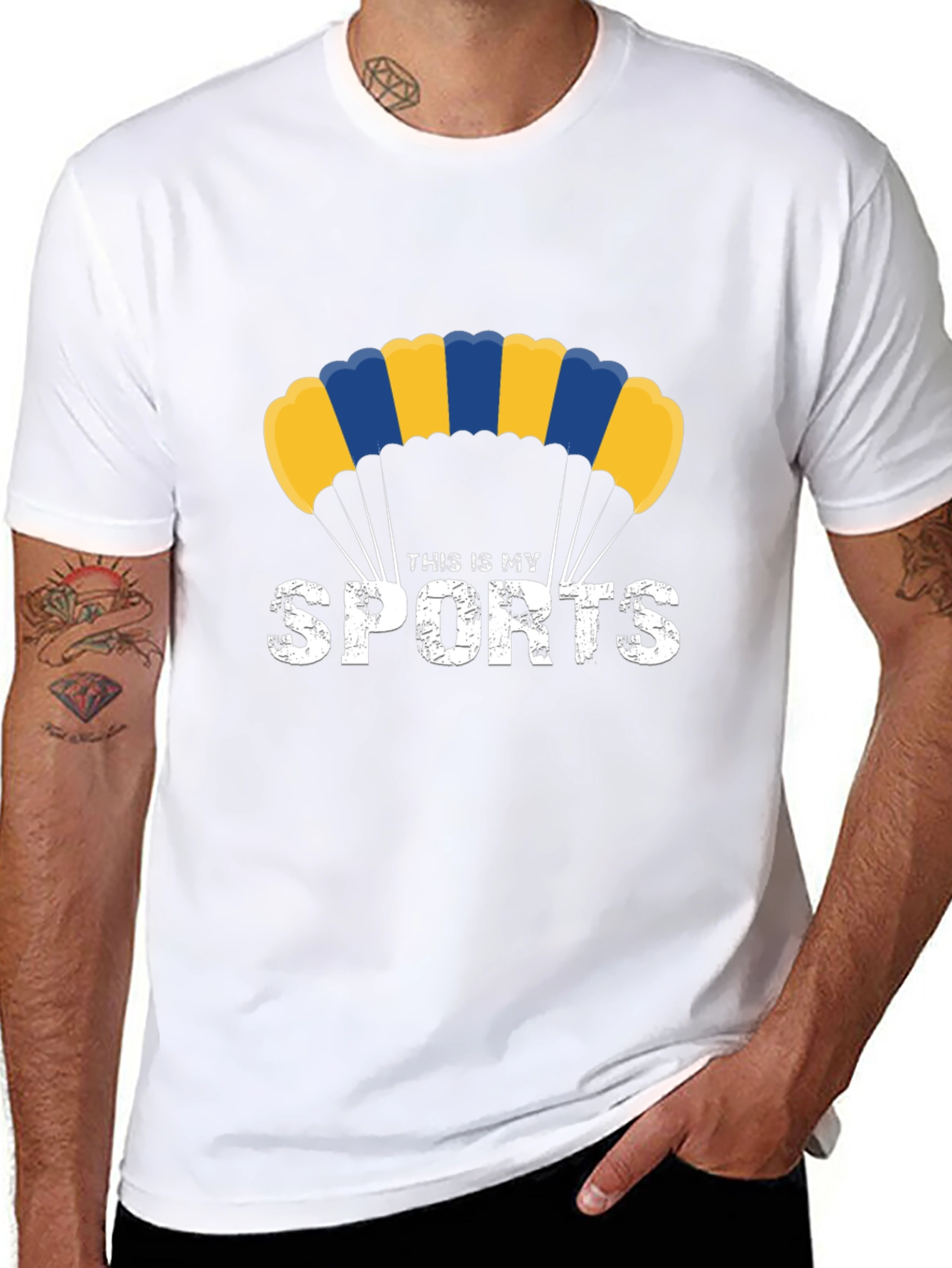 Parachute Sports T-Shirt - Skydiving Tee