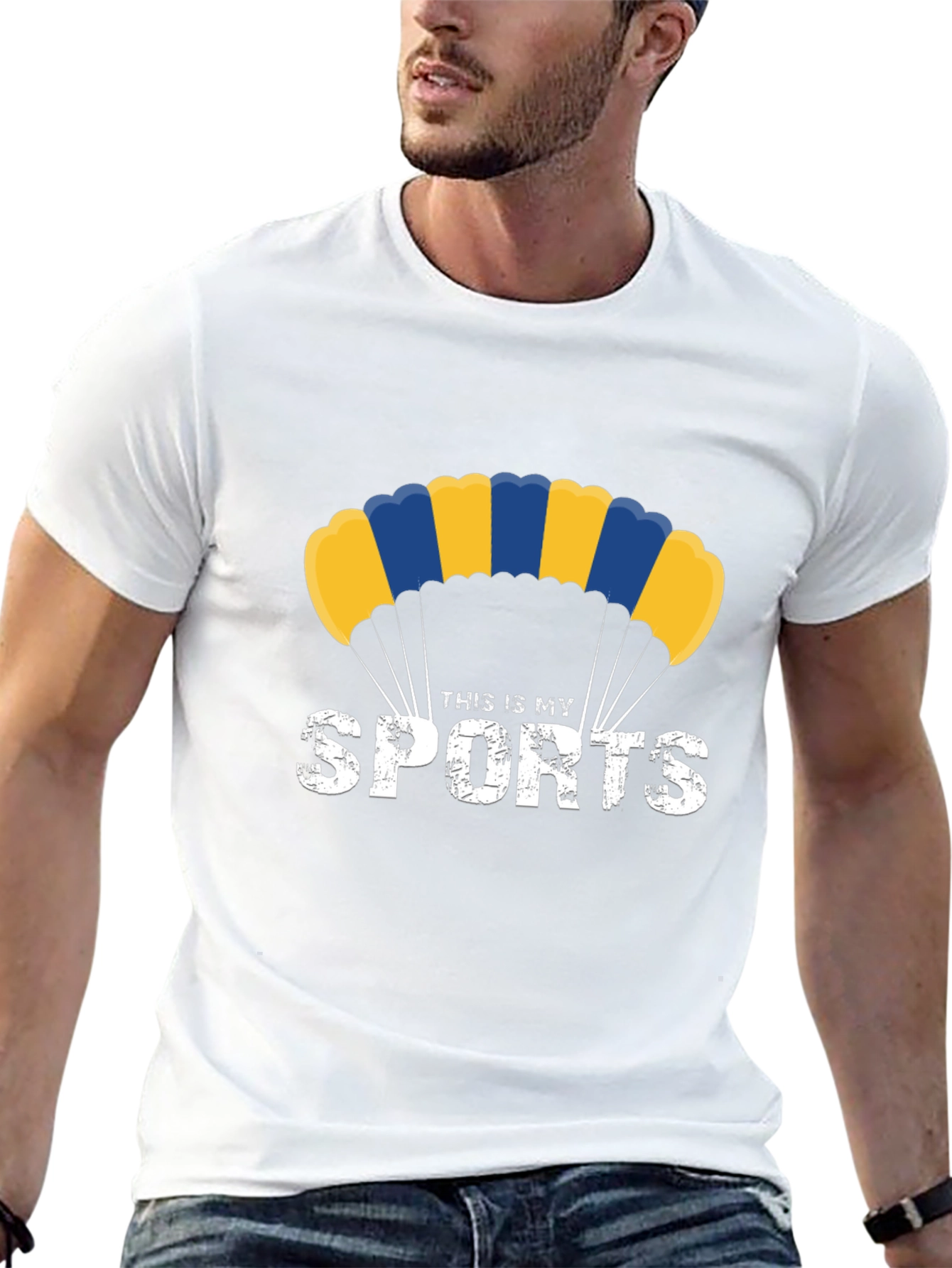 Parachute Sports T-Shirt - Skydiving Tee